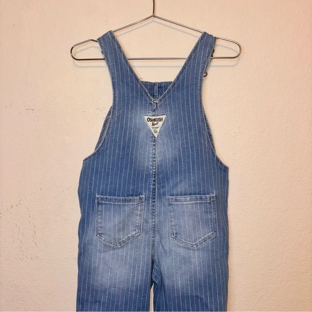 OshKosh b’Gosh multicolored striped Overalls, size 3T